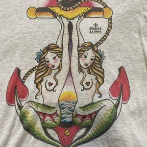 Short sleeve mermaid top